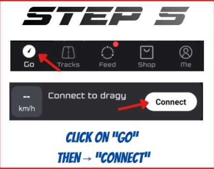Dragy Laps setup step 5